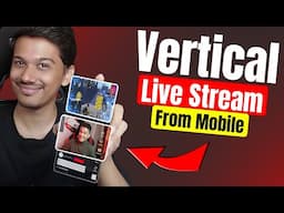 Vertical Live Stream from Mobile with Facecam | PRISM Live Studio