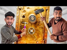 Unbreakable metal locker breaking challenge winner will get 100,000 rupees