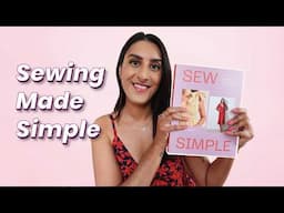 Beginner Sewing Book with Patterns Included 🌹 Learn to Sew Step by Step