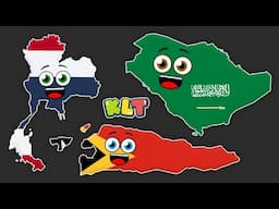 Geography of Thailand, East Timor and Saudi Arabia! | KLT
