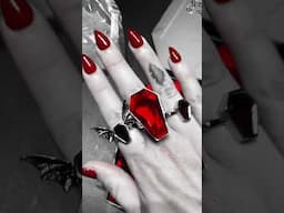 Which is your favourite coffin ring? #coffin #coffinring #goth