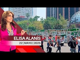 Miembros de la CNTE colapsaron las calles y avenidas de la CdMx. Elisa Alanís, 22 de mayo 2025