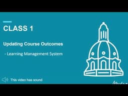 Updating Course Outcomes