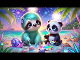 Happy Jazz & Cute Beach Animals – Upbeat Instrumental Background Music for Summer Study & Relaxation