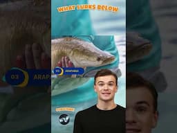 Amazon's Monster Fish Attacks with Teeth on Its Tongue #Aropaima #AmazonFishFacts