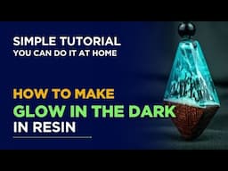 HOW TO MAKE RESIN GLOW IN THE DARK 💎💎 RESIN ART FOR BEGINNERS