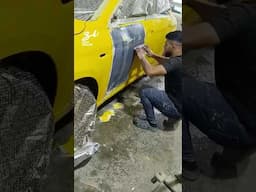 Stripping Car Paint 😱 #cars #wrapping #vehicles