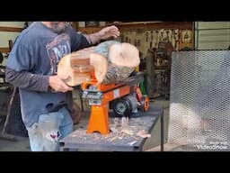 New log splitter putting in work
