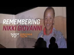 Remembering Nikki Giovanni | Celebration of life at Virginia Tech