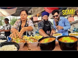 EXPOSED! Punjab Street Food Scam 😡 Veg Hyderabadi Biryani, Rajma Chawal, Tadke Wale Chole Kulche