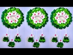 Beautiful wall hanging paper flower ideas // Beautiful wall hanging paper flower easy