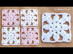 CROCHET Granny Square, Pattern for FLEUR  CARDIGAN, blouse, tunic