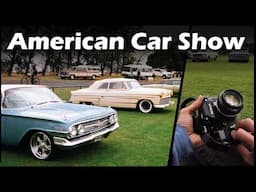 American car show on film - Pentax 645N, Nikon F2, Leica M-A