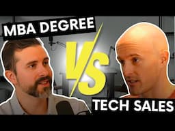 MBA vs Tech Sales | BEST Path to a 6-Figure Career in Tech?