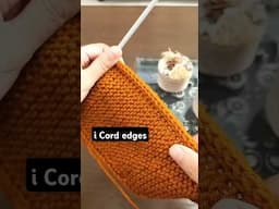 how to knit I Cord easiest method ever #knitting #icord #knittingpatterns #shorts