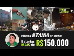 Fábrica da TAMA no Japão BC React #4 fabricando as baterias Star