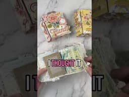 A paper crafters WORST nightmare 🫣 Have you had this happen to you? #papercraft #minialbumtutorial