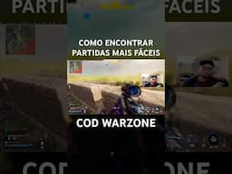 COMO ENCONTRAR PARTIDAS MAIS FÁCEIS! #cod #warzone