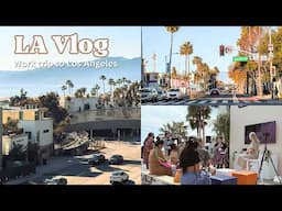 LA Vlog 🌴Travelling to Los Angeles for a Work Trip 🧳Events & Exploring!