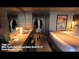 MSC World America Yacht Club Deluxe Suite 21001