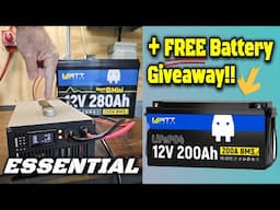 Why this BATTERY CHARGER is Essential - PLUS WattCycle 200Ah Battery Giveaway!!