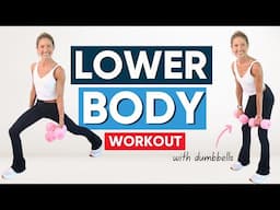 Lower Body Workout With Dumbbells At Home