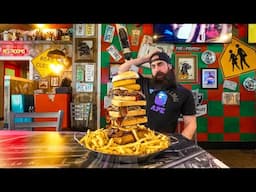 THE TOUGHEST BURGER CHALLENGE I'VE DONE IN YEARS...YOU GET A PLAQUE IF YOU WIN! | BeardMeatsFood