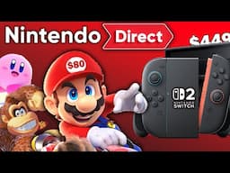 Nintendo Switch 2 Direct in a nutshell