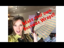 Beeswax Coconut oil Wraps, NEW Wax Pot Method, Two Methods, DIY, How to ,Backyard Bee Builder