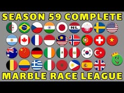 Marble Race League Season 59 Complete Race / Marble Race King