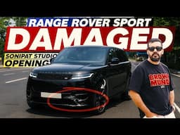 Range Rover Sport Damaged 🥺| Sonipat Studio Opening