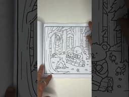 Snuggly Friends Fairy Tale Edition Coloring Book #shorts   #shortsvideos