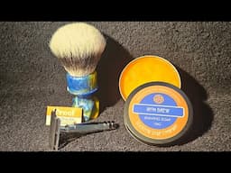 Yaqi Thot Razor - Iron Brew Soap - Yaqi Starry Night 28mm Brush
