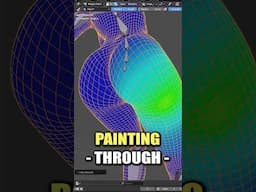 Blender: Weight Paint THROUGH Entire Mesh