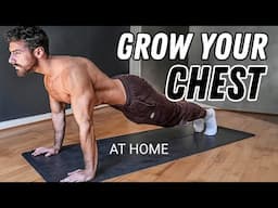 Push Up CHEST WORKOUT At Home | Rowan Row
