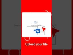 How to easily to convert Word to PDF | Adobe Acrobat