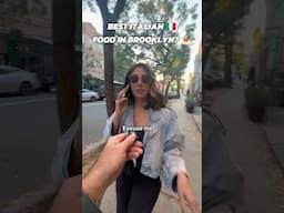POV: The Burrata Babe brings you to Brooklyn's BEST Italian restaurant 🍝🔥 #food #italianfood #foodie