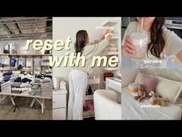MY RESET ROUTINE 🌷 deep cleaning, shopping, self care, productive