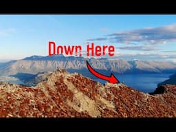 Riding down Ben Lomond's back ridge (Queenstown)