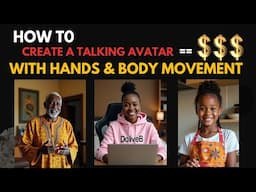How to Create AI Talking Avatars for Faceless Content | Best AI Tools & Side Hustles