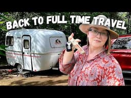 I Moved Into My 13 Foot SCAMP Trailer