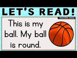 LET'S READ! | SIMPLE SENTENCES | PRACTICE READING ENGLISH | TEACHING MAMA