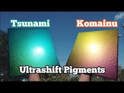 Let's Spray - Tsunami and Komainu Ultrashift Pigment by @EyeCandyPigments