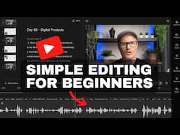 How to edit SIMPLE youtube videos (step-by-step)