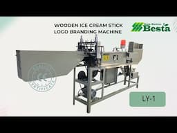 Wooden Ice Cream Stick Logo Branding Machine