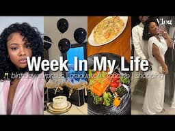 Vlog: Week In My Life🎀| Roadtrip, Birthday Surprise, Date Night , Graduation, Shopping,Family +MORE🤍