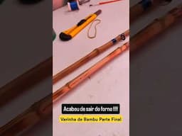 Vara de Bambu para Carretilha de Perfil Baixo