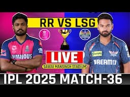 🔴Live Ipl 2025 Rajasthan Royals vs Lucknow Super Giants Match-36 | Ipl Live Cricket Match Lsg vs Rr