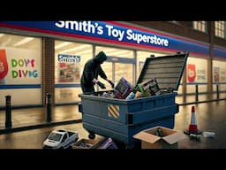 DUMPSTER DIVING AT SMYTHS TOY STORE IN THE UK | FOUND NEW TOYS
