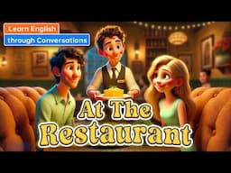 At the Restaurant | Daily English Conversation | English Listening Skills
